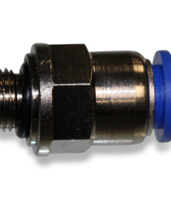 Screw-in screw union, straight 8/6 - 1/8" nickel-plated bras